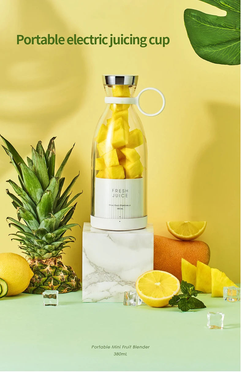 Portable Mini Juicer & Blender – USB Fruit & Milkshake Maker, Multi-Function