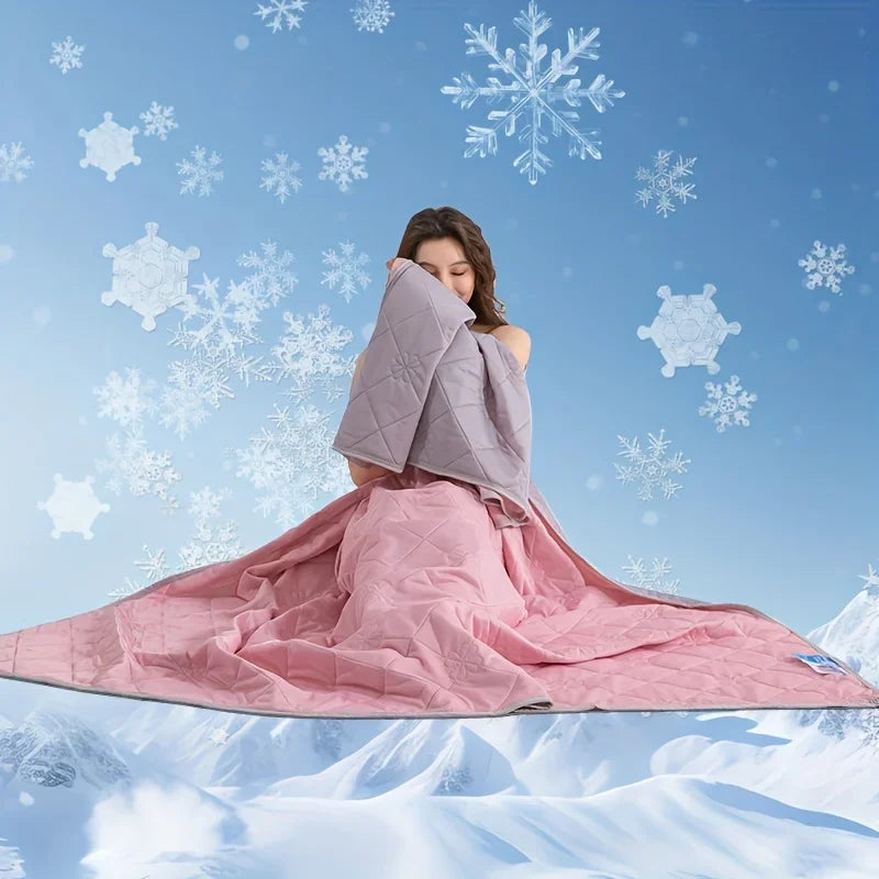 Ultra-Soft Lightweight Summer Cooling Blanket for Hot Sleepers