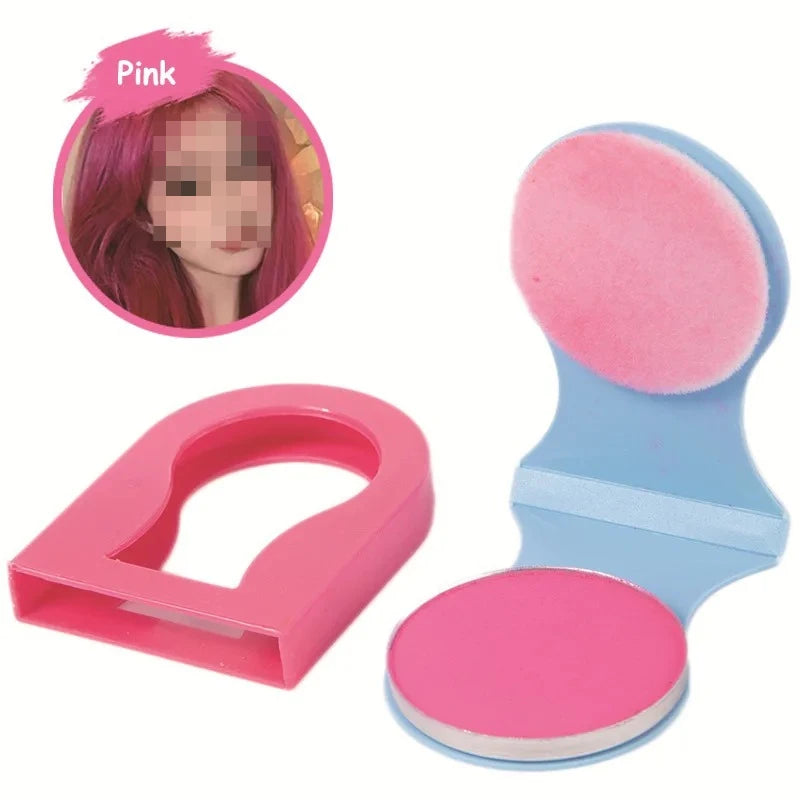 8-Color Washable Temporary Hair Chalk for Kids & Adults