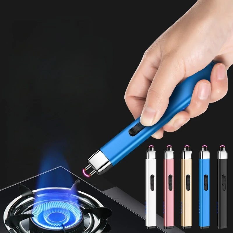 USB Rechargeable Arc Lighter – Windproof Electric Fire Starter for BBQ & Camping
