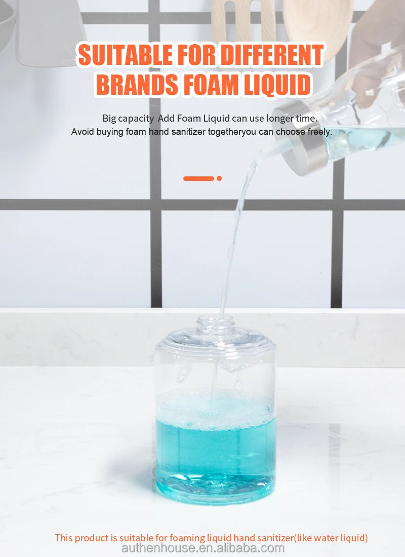 Touchless Infrared Battery-Operated Soap & Sanitizer Dispenser