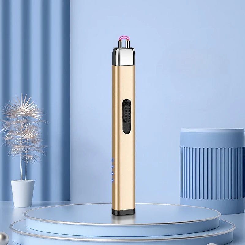 USB Rechargeable Arc Lighter – Windproof Electric Fire Starter for BBQ & Camping