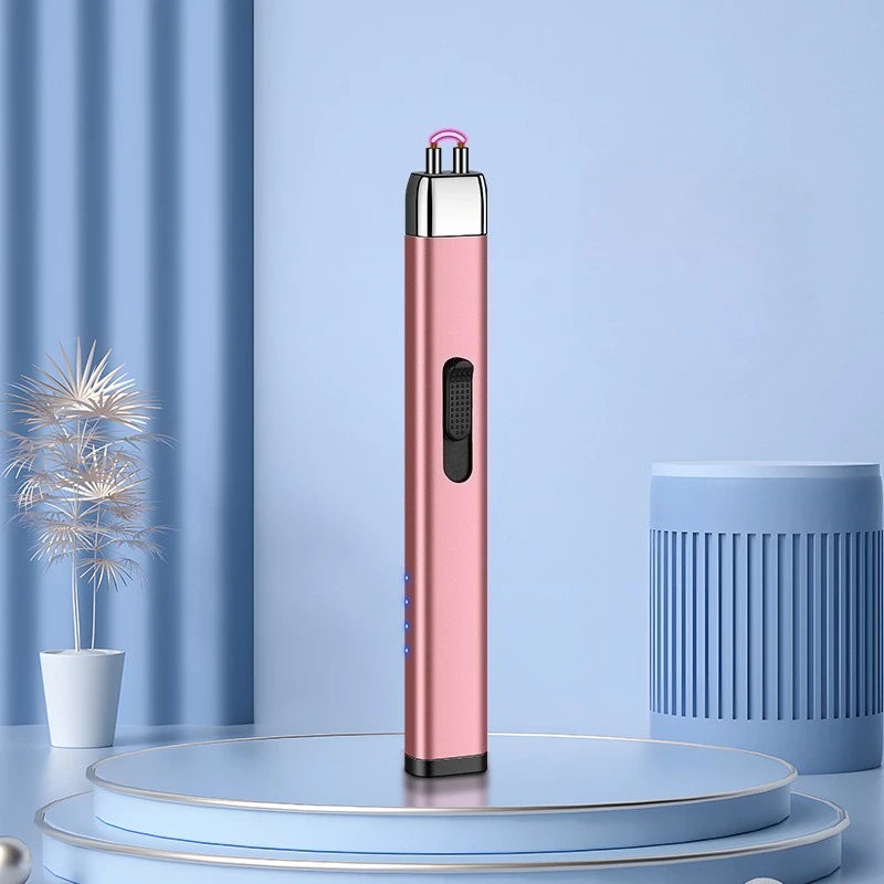 USB Rechargeable Arc Lighter – Windproof Electric Fire Starter for BBQ & Camping