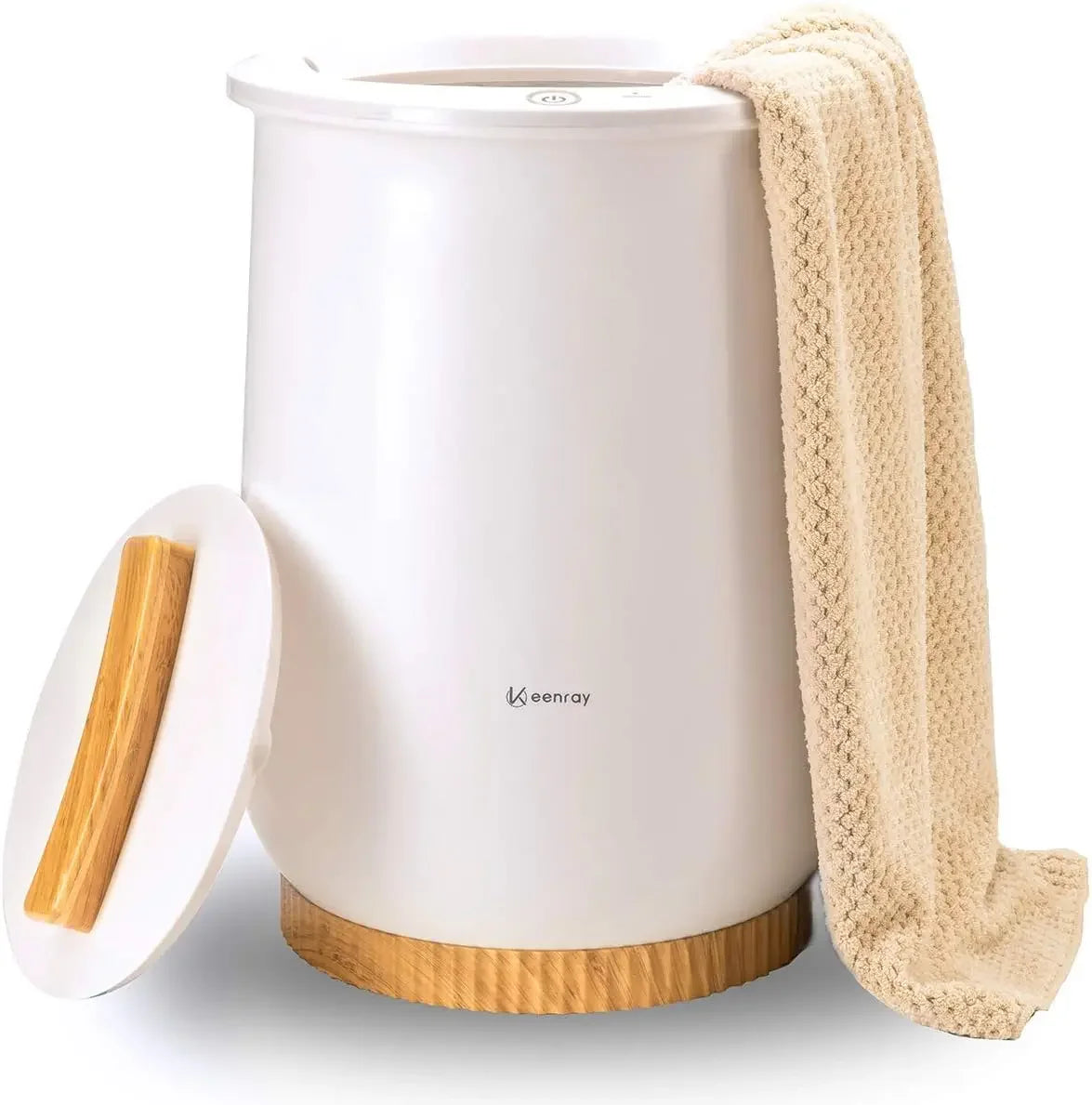 Luxury Large Towel Warmer Bucket – Fits 2 Oversized Towels, Auto Shut-Off