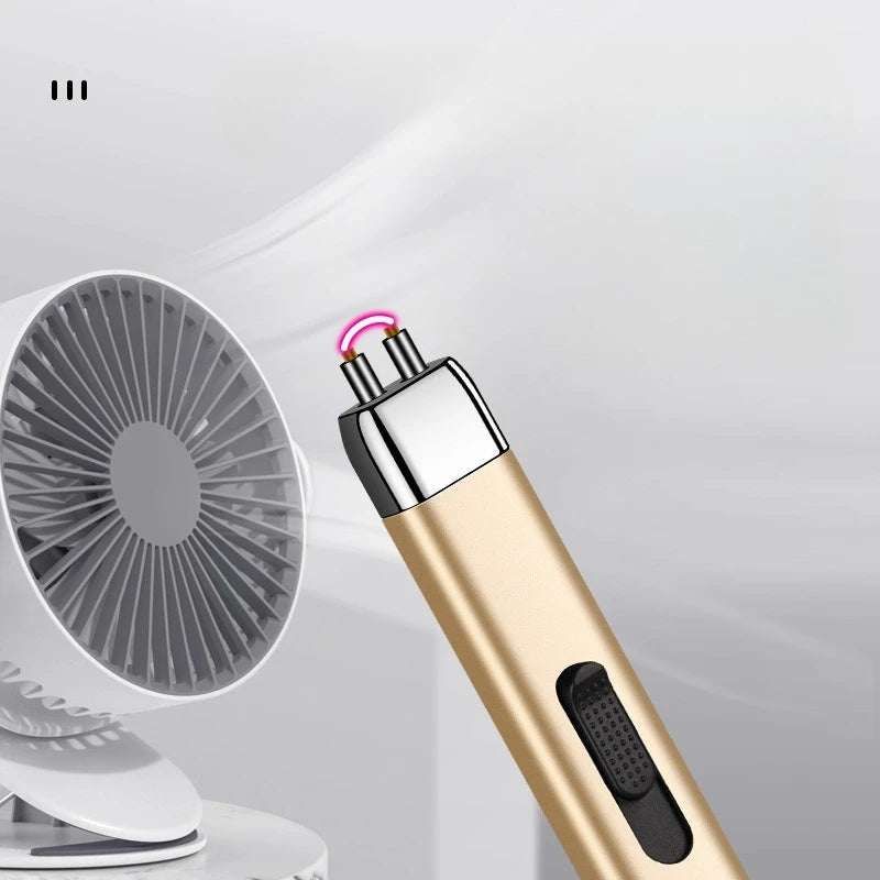 USB Rechargeable Arc Lighter – Windproof Electric Fire Starter for BBQ & Camping