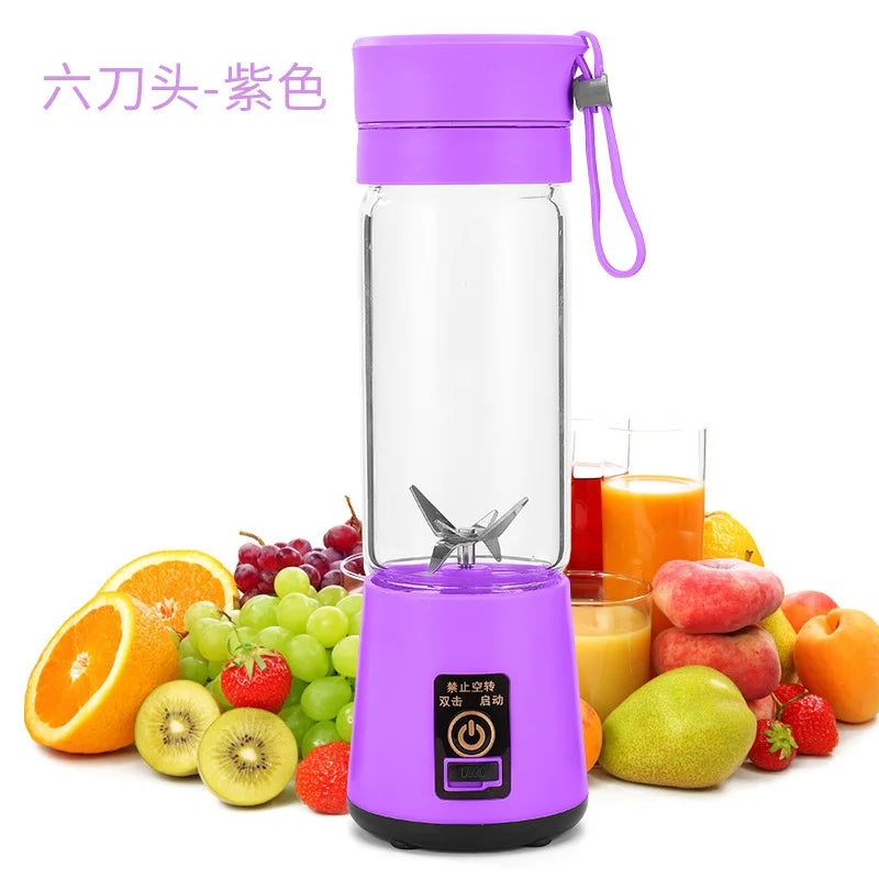 Portable Mini Juicer & Blender – USB Fruit & Milkshake Maker, Multi-Function