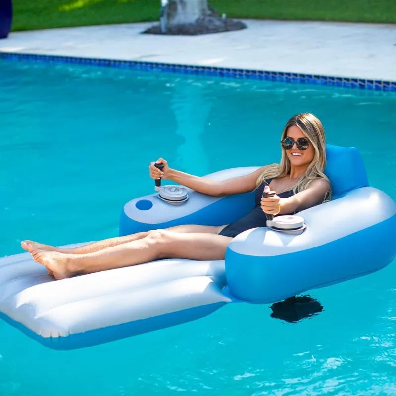PoolCandy Splash Runner Motorized Pool Lounger