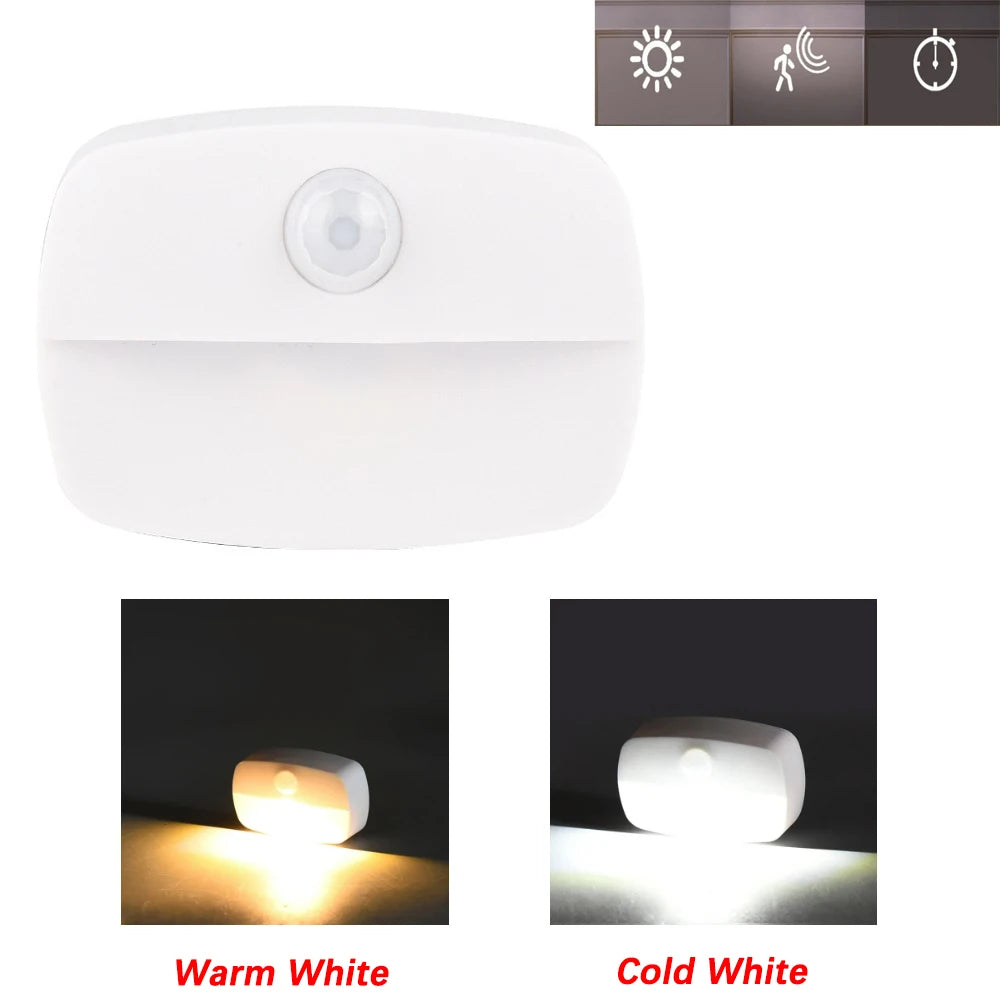 Motion Sensor LED Night Light – Wireless Cabinet & Bedside Lamp