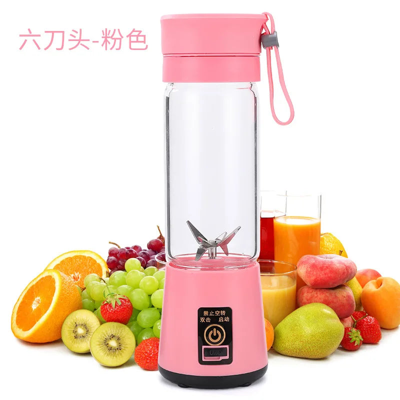 Portable Mini Juicer & Blender – USB Fruit & Milkshake Maker, Multi-Function