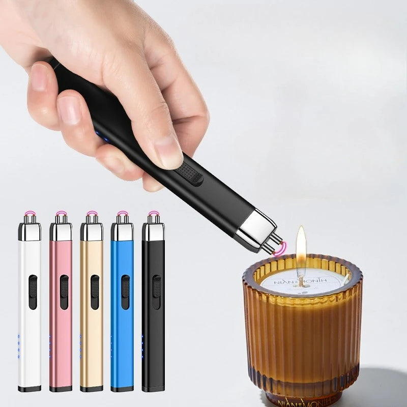 USB Rechargeable Arc Lighter – Windproof Electric Fire Starter for BBQ & Camping