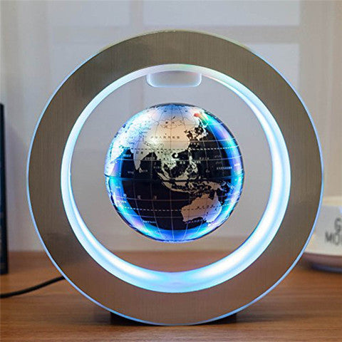 Levitating Floating Globe with LED Lights – Magnetic World Map Globe for Desk or Decor