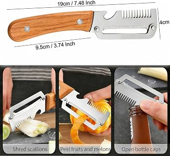 Multifunctional Vegetable Peeler 3-in-1,