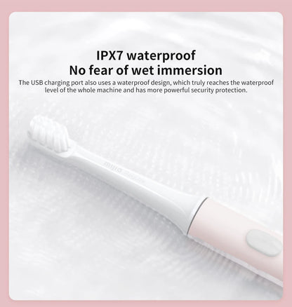 Xiaomi Mijia T100 Sonic Electric Toothbrush – USB Rechargeable & Waterproof