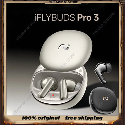 iFLYBUDS Pro3 Wireless Earbuds – AI Voice Recording, Noise Cancellation, Long Battery Life