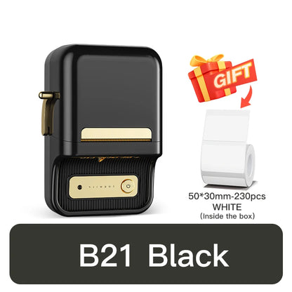 NiiMbot B21 Bluetooth Label Printer – Mini Wireless Barcode Maker