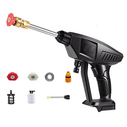 High Pressure Car Wash Water Gun – 60Bar, Cordless Cleaner for Car/Home/Garden, Fits Makita 18V