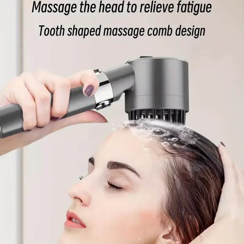 High-pressure 3-mode shower with filter and massage. Easy install.