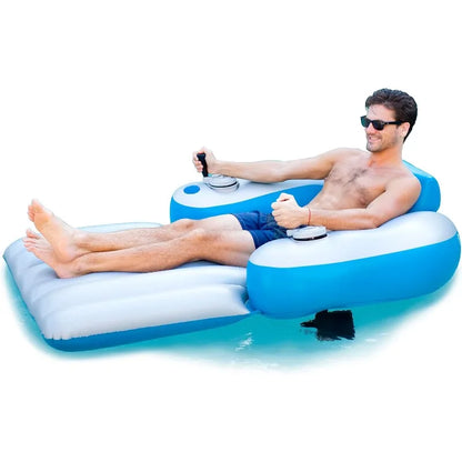 PoolCandy Splash Runner Motorized Pool Lounger
