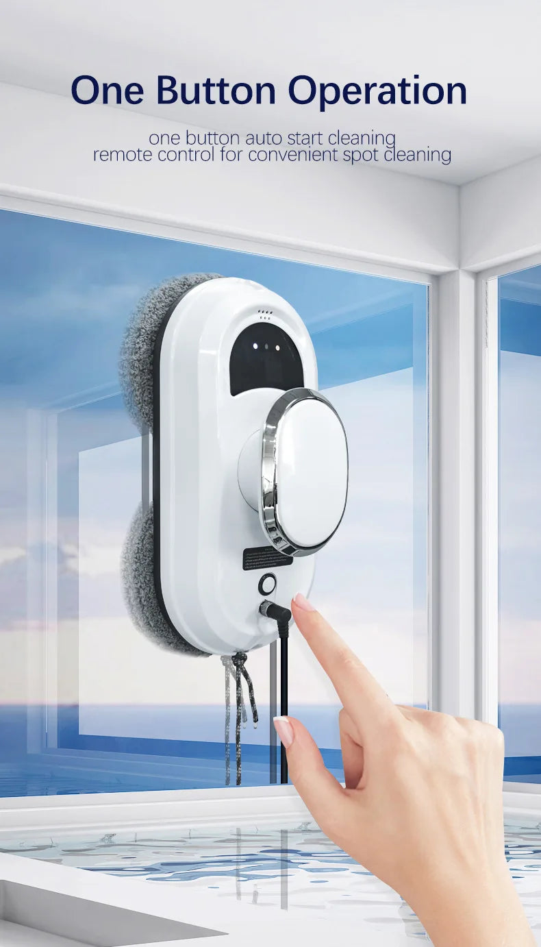 Smart Window Cleaning Robot with Remote Control