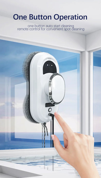 Smart Window Cleaning Robot with Remote Control