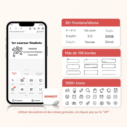 NiiMbot B21 Bluetooth Label Printer – Mini Wireless Barcode Maker