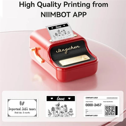 NiiMbot B21 Bluetooth Label Printer – Mini Wireless Barcode Maker