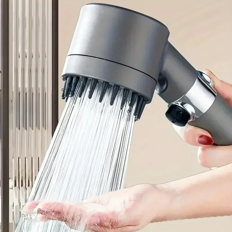 High-pressure 3-mode shower with filter and massage. Easy install.