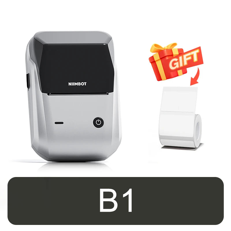 NiiMbot B21 Bluetooth Label Printer – Mini Wireless Barcode Maker