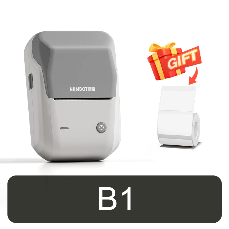 NiiMbot B21 Bluetooth Label Printer – Mini Wireless Barcode Maker