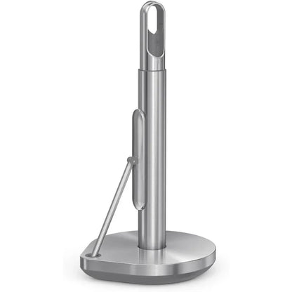 Upgraded version Standing Paper Towel Holder with Spray Pump, Brushed Stainless Steel