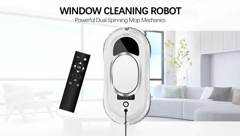 Smart Window Cleaning Robot with Remote Control
