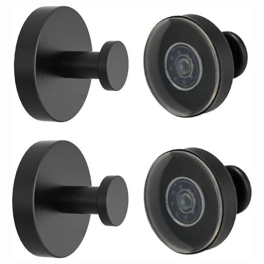 4PCS Suction Cup Towel Hooks – No Drill, Removable & Reusable