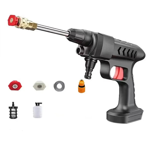 High Pressure Car Wash Water Gun – 60Bar, Cordless Cleaner for Car/Home/Garden, Fits Makita 18V