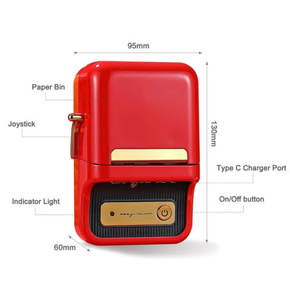 NiiMbot B21 Bluetooth Label Printer – Mini Wireless Barcode Maker