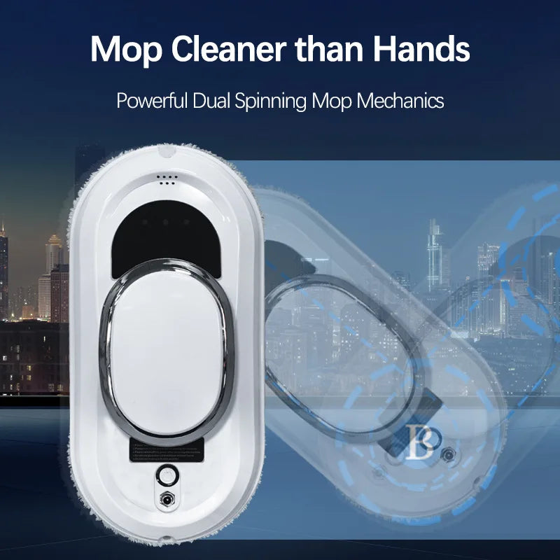Smart Window Cleaning Robot with Remote Control