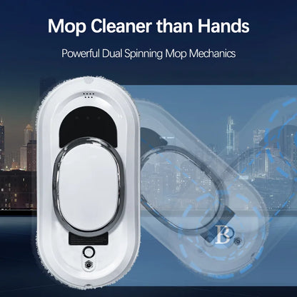Smart Window Cleaning Robot with Remote Control