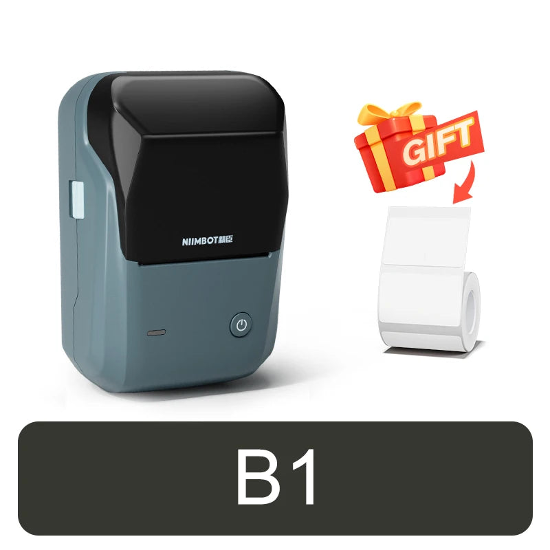 NiiMbot B21 Bluetooth Label Printer – Mini Wireless Barcode Maker