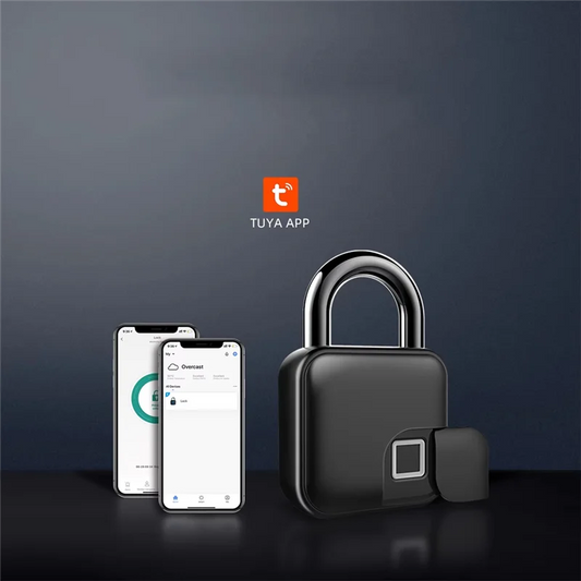 Tuya Smart Fingerprint Padlock – Keyless Biometric Anti-Theft Lock