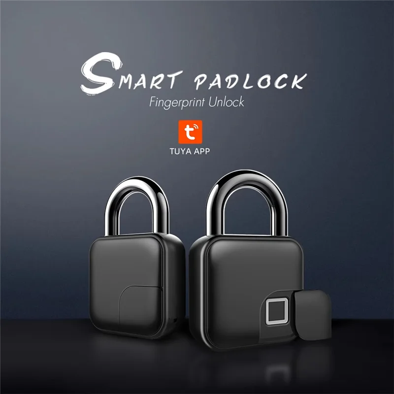 Tuya Smart Fingerprint Padlock – Keyless Biometric Anti-Theft Lock