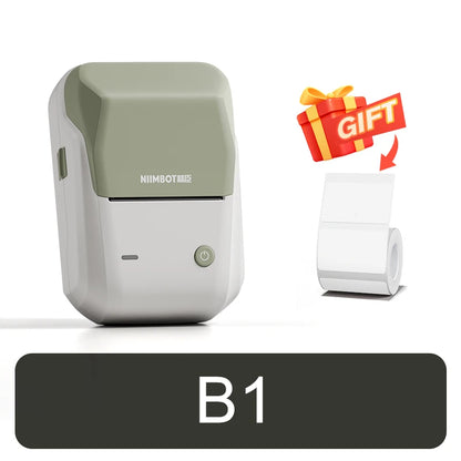 NiiMbot B21 Bluetooth Label Printer – Mini Wireless Barcode Maker
