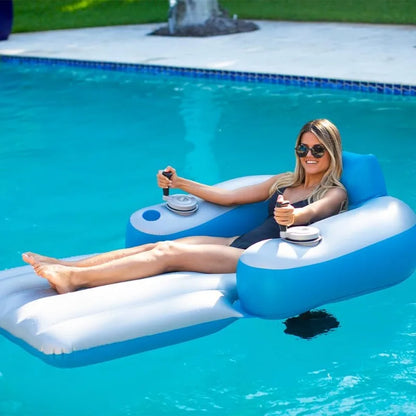PoolCandy Splash Runner Motorized Pool Lounger