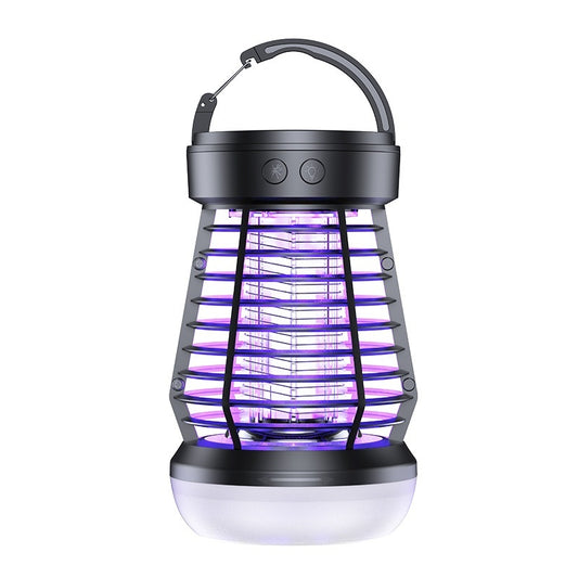 2-in-1 Mosquito Killer Lamp – Rechargeable Swatter & Trap with Night Light